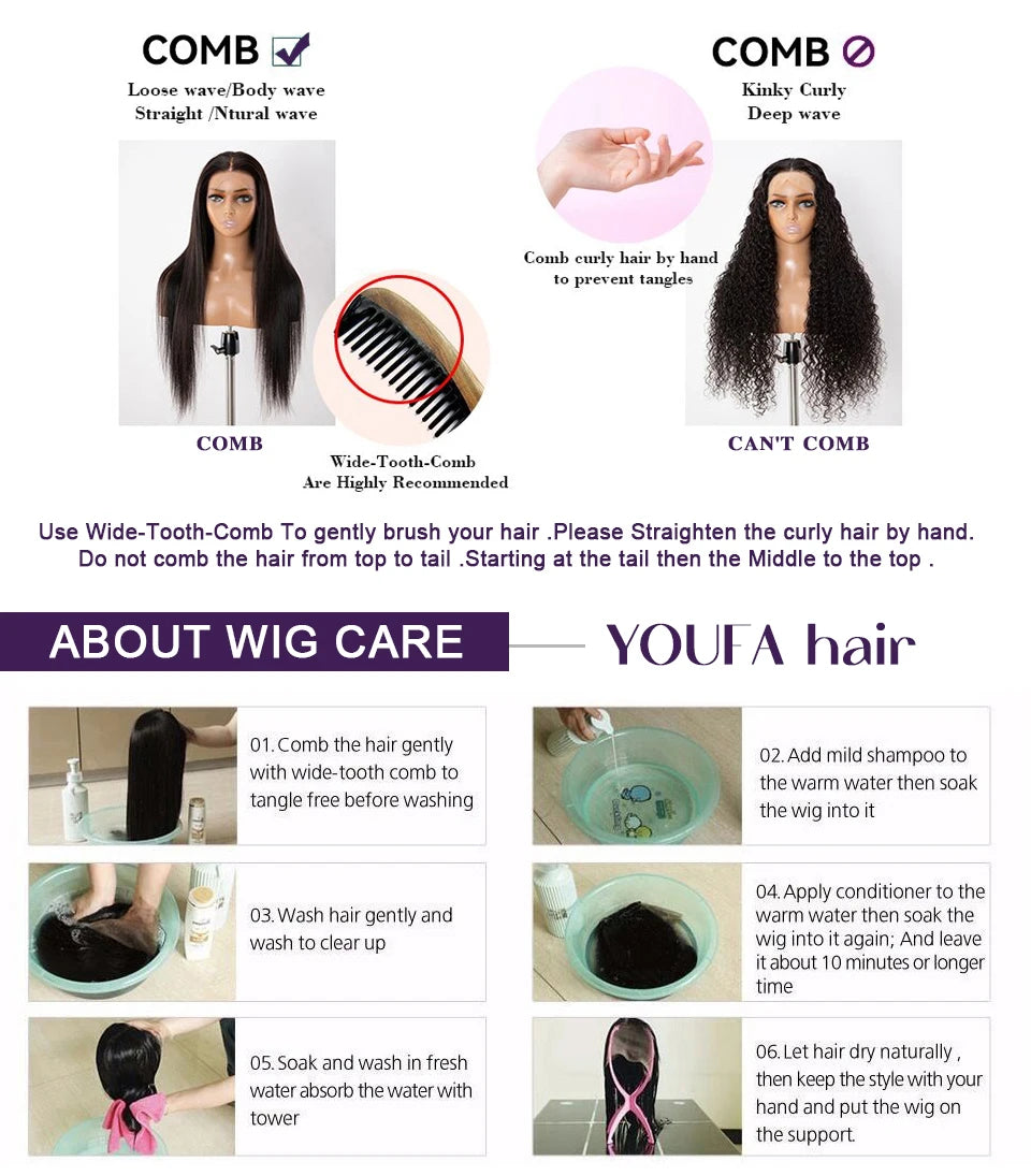 Scalp Deep Wave Human Hair Wigs 3 Inch Scalp Hairline Realistic Look Human Hair Bang Wigs 250 Density Loose Deep Wig With Bangs