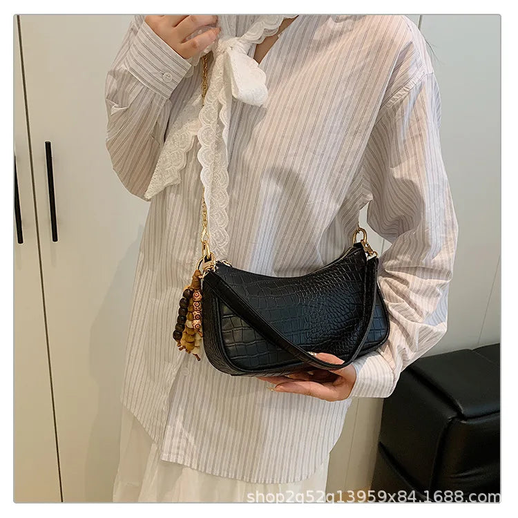 2025 New - arrival Women's Bag - Fashionable, Versatile, Retro - casual, Crossbody, Underarm, High - quality Handbag
