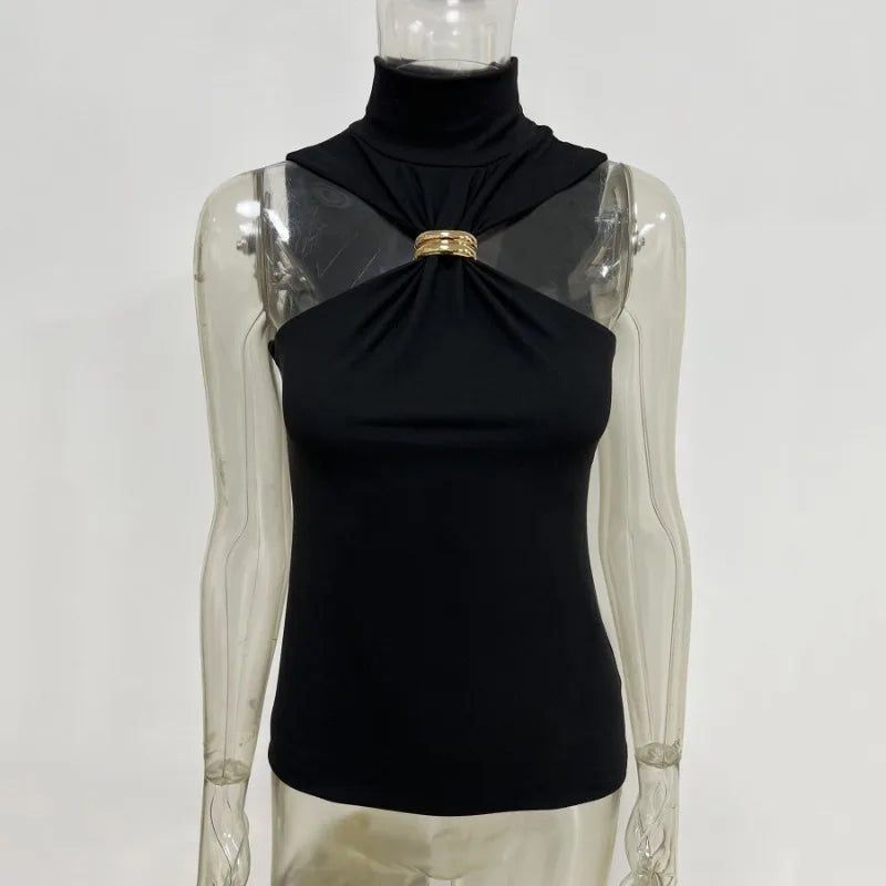 Tossy Summer Fashion Sexy Tank Top Pullover For Women Slim Off-Shoulder Patchwork Strapless Y2k Vest Top Female Cropped Top 2025