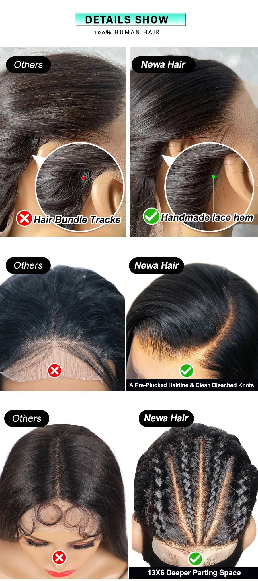 Curly Baby Hair Wig 13x6 HD Transparent Lace Front Wig Natural Hairline Lace Frontal Human Hair Wig Pre Plucked Glueless Wigs