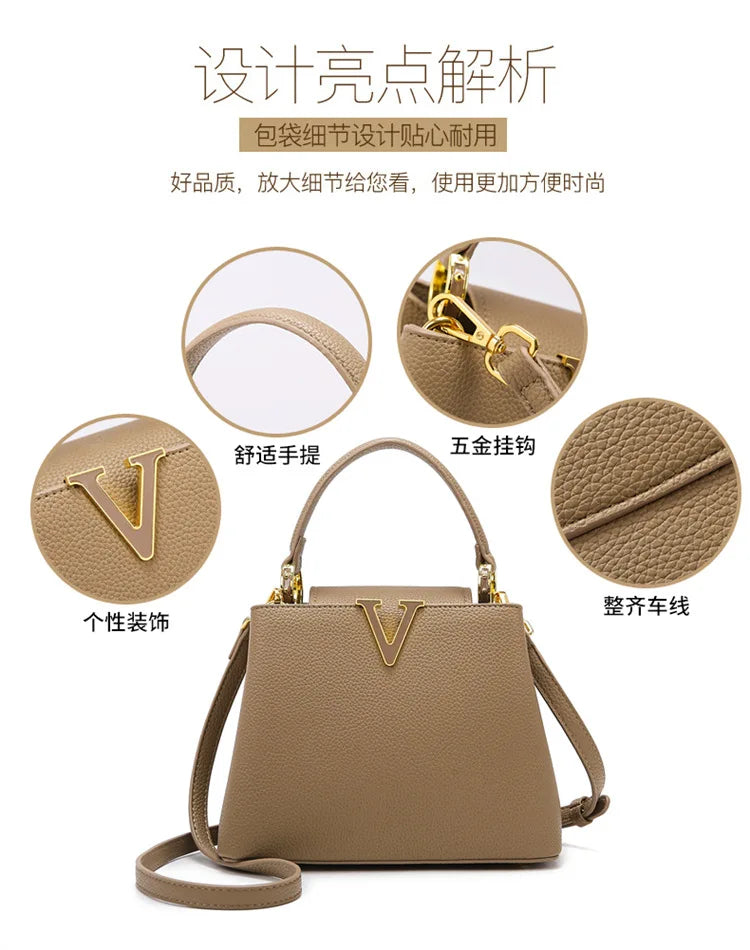 Handbag for women 2025 new fashion versatile bucket bag, high-end women's bag, commuting crossbody bag, women's bag