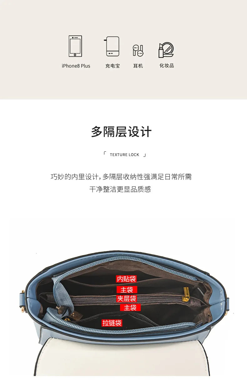 Bag Women 2025 Spring and Summer New One Shoulder Crossbody Small Square Bag Fresh and Sweet Versatile