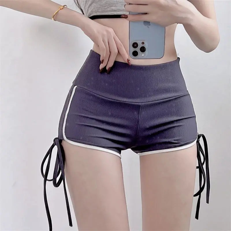 Pantalones Cortos De Mujer Sexy Summer Y2k Shorts Women Clothes 2025 New Bottoms High Waist Tunic Straight Bodycon Short Mujer