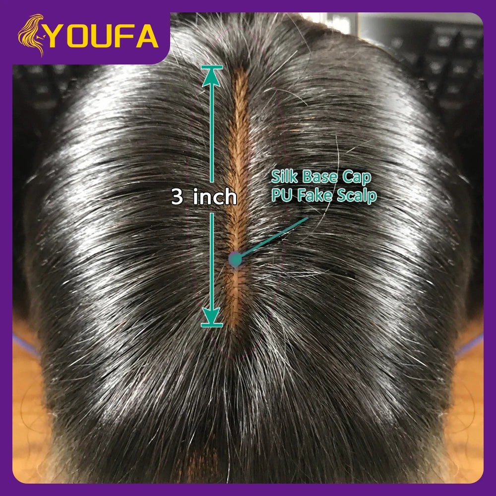 Scalp Deep Wave Human Hair Wigs 3 Inch Scalp Hairline Realistic Look Human Hair Bang Wigs 250 Density Loose Deep Wig With Bangs