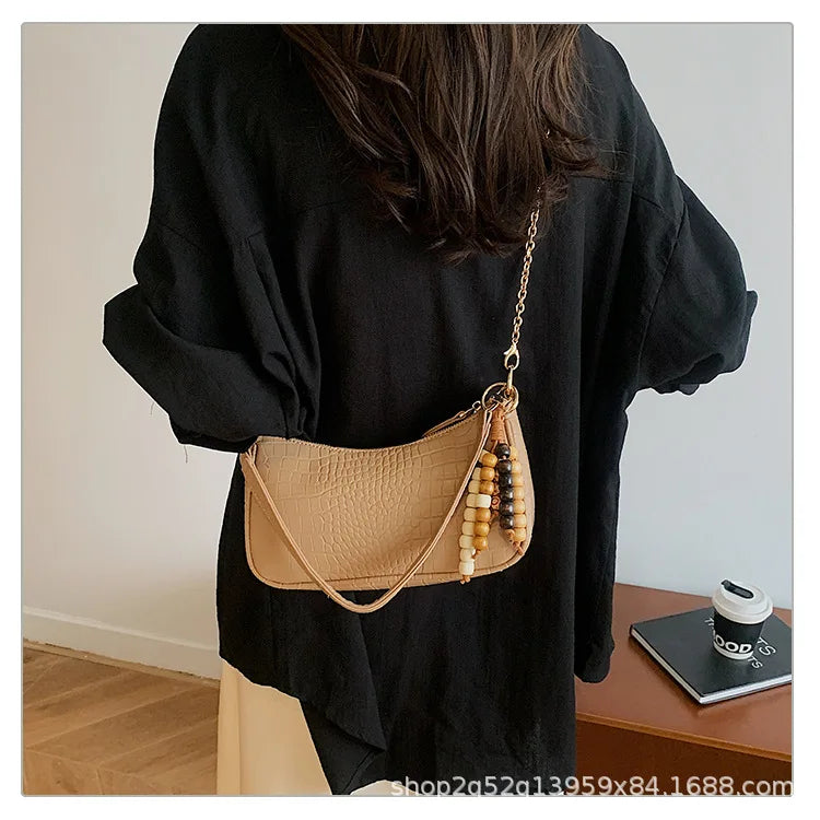 2025 New - arrival Women's Bag - Fashionable, Versatile, Retro - casual, Crossbody, Underarm, High - quality Handbag