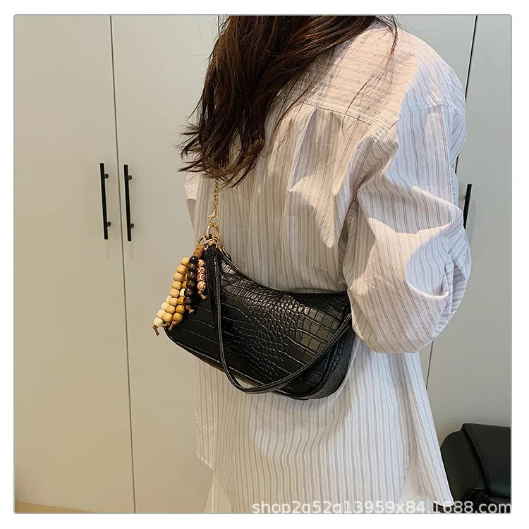 2025 New - arrival Women's Bag - Fashionable, Versatile, Retro - casual, Crossbody, Underarm, High - quality Handbag