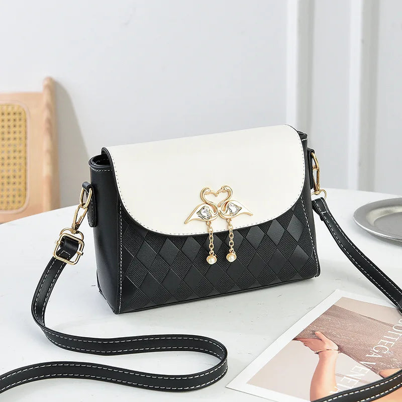 Bag Women 2025 Spring and Summer New One Shoulder Crossbody Small Square Bag Fresh and Sweet Versatile