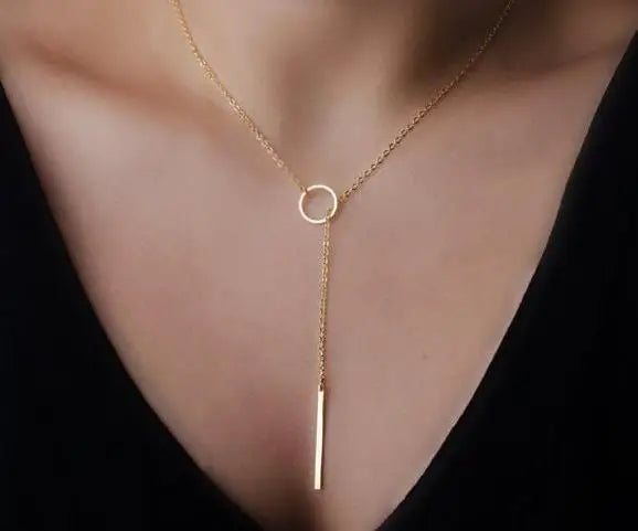 Layered Love Heart Pendant Necklace for Women Simple Neck Chain Jewelry Femme Ladies Party Necklace Fashion Jewelry