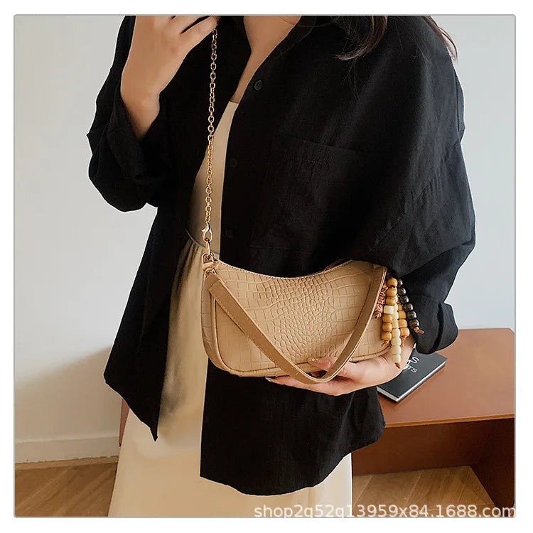 2025 New - arrival Women's Bag - Fashionable, Versatile, Retro - casual, Crossbody, Underarm, High - quality Handbag