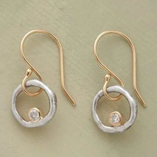 Luxury Crystal Drop Earrings for Women Party Birthday Jewelry Pendientes Mujer