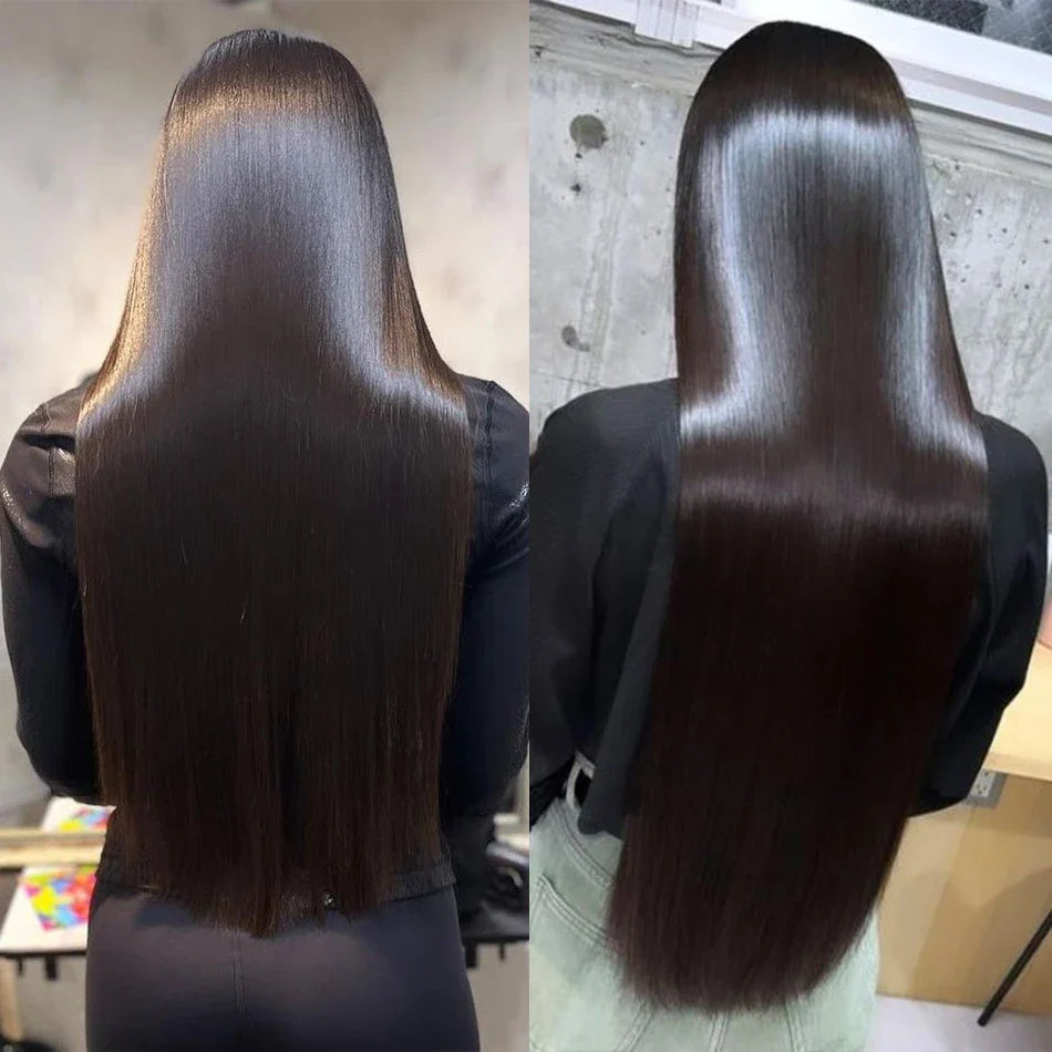 300% Density Super Double Drawn Bone Straight Virgin Human Hair Wigs 4x4 2x6 5x5 Wear And Go Wigs Silky Human Hair Pre Plucked