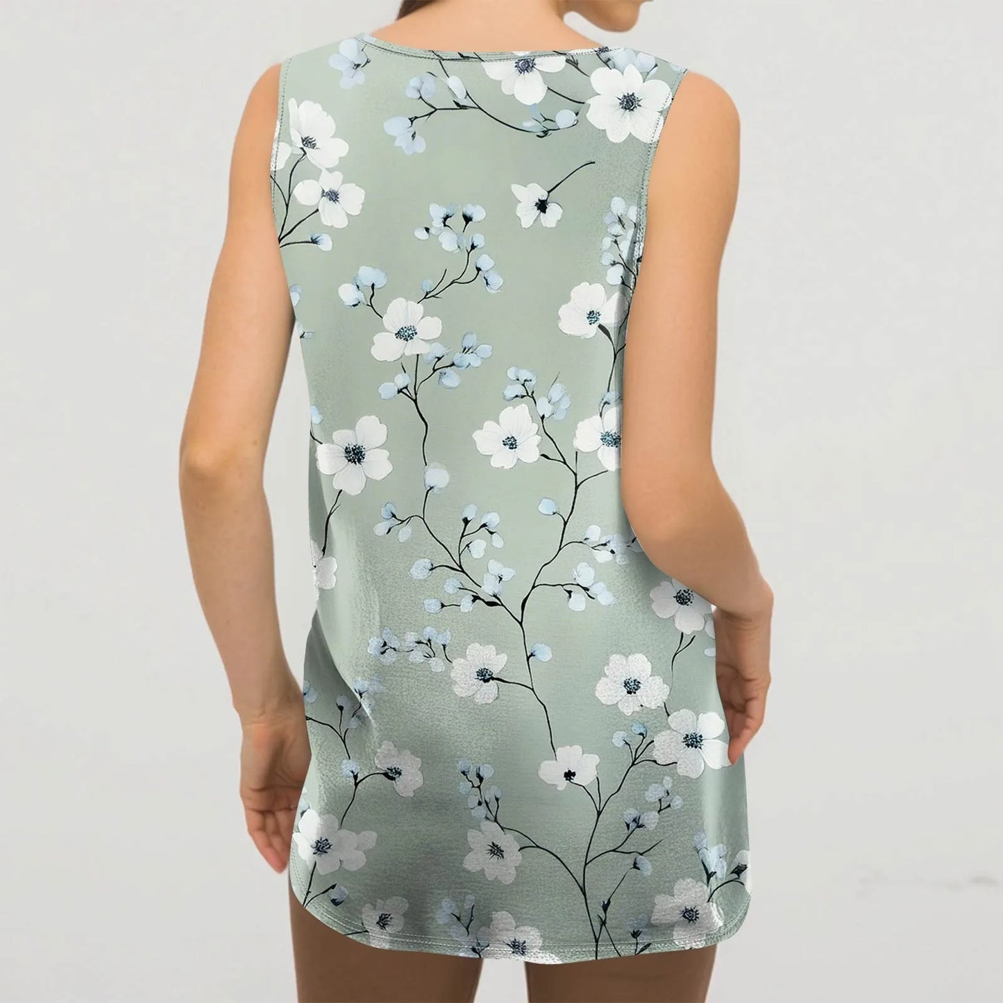 Tank Tops for Women 2025 Summer Sleeveless V Neck Blouses Plus Size Cotton Shirts Casual Vest Tops Beach Clothes Womens Pullover