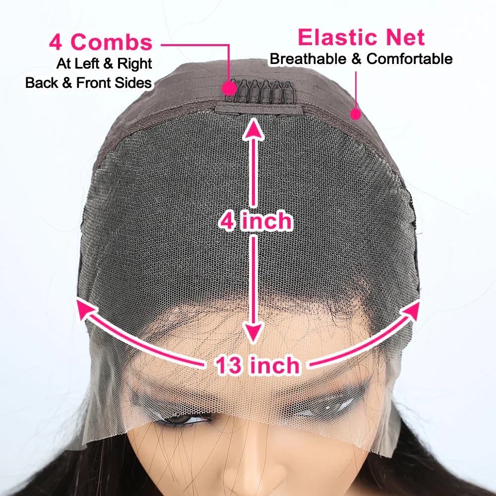 Bleached Knots Bone Straight Wig Human Hair Ready To Go Short Bob 13x4 HD Full Transparent Lace Frontal Wigs Pre Plucked