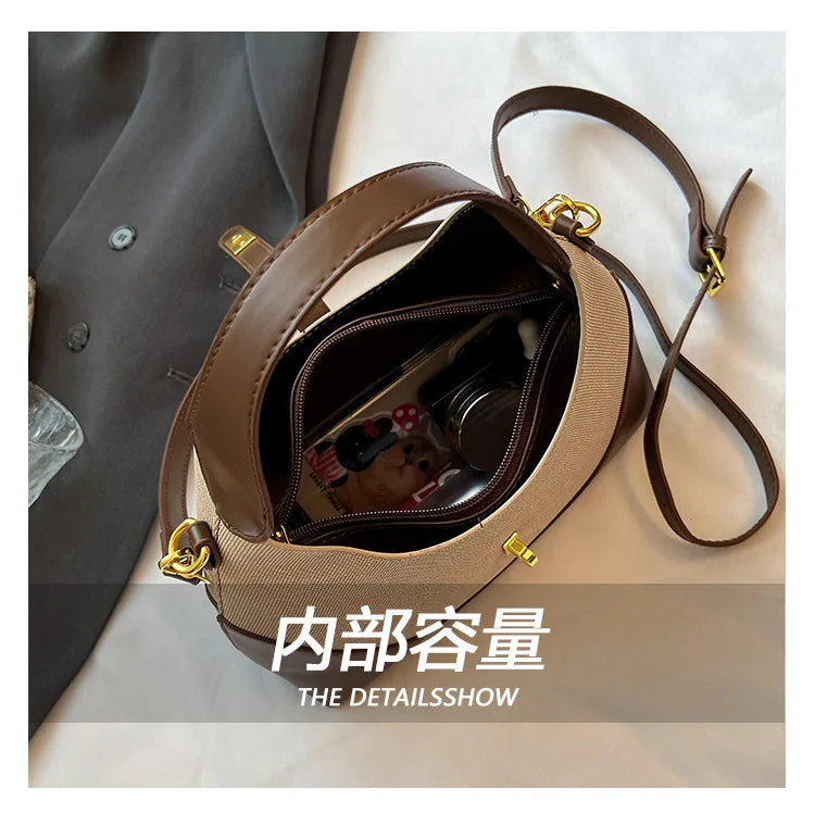 2025 Colorblock Baguette Bag for Women - Boho Vegan Crossbody, Adjustable Shoulder Clutch & Minimalist Commuter Chic