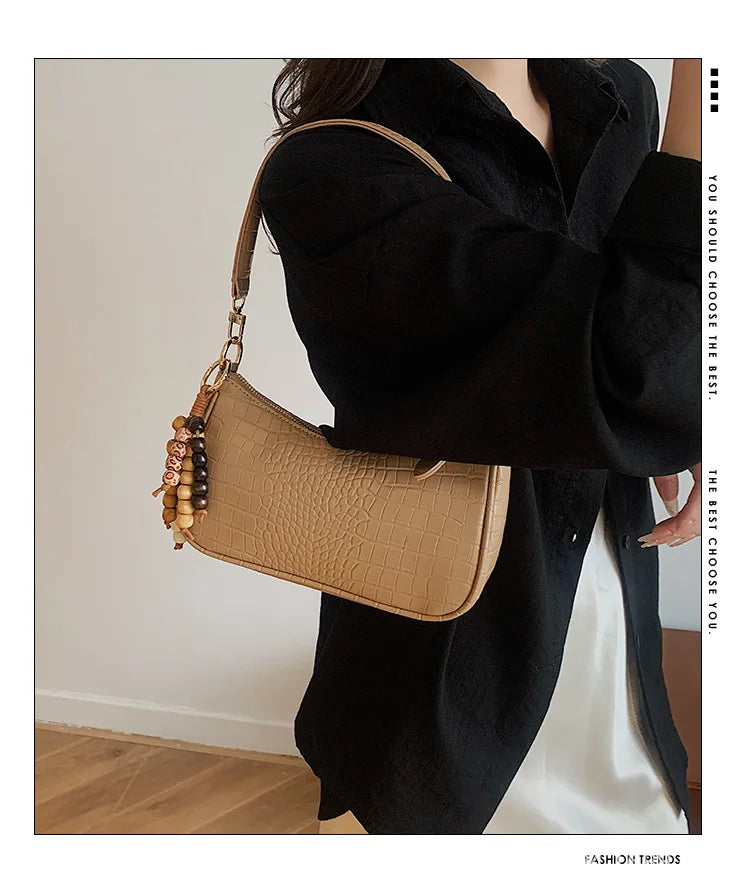 2025 New - arrival Women's Bag - Fashionable, Versatile, Retro - casual, Crossbody, Underarm, High - quality Handbag