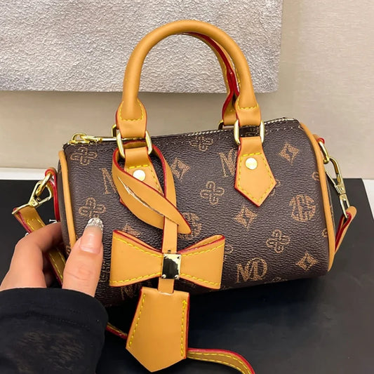 Women's Pillow Handbag Vintage Floral Large Brand Handbag Boston Style Crossbody Bag Fashionable And Stylish Bag
