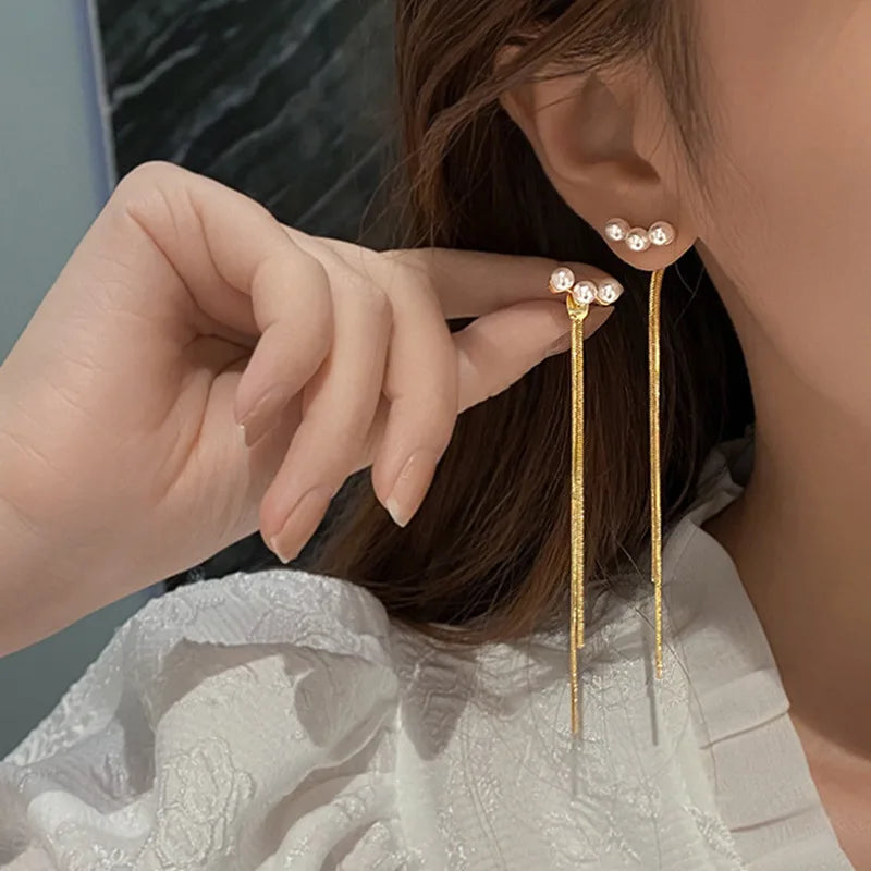 Luxury Leaf Crystal Long Earrings Women Fashion Rhinestone Drop Earring Accessories Statement Gold Color Brincos Shiny Jewelry
