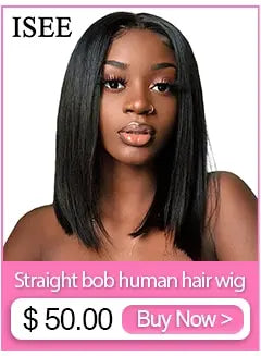 Straight U Part Wigs For Women Human Hair Malaysian Straight Human Hair Wigs 180% Density ISEE HAIR U Shape Wigs Without Glue