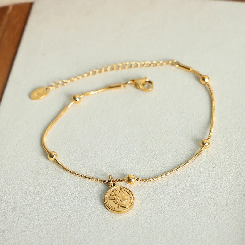 Trendy Chain Bracelet For Women Gold Color Link Chain Bangle Female Fashion Jewelry Gift