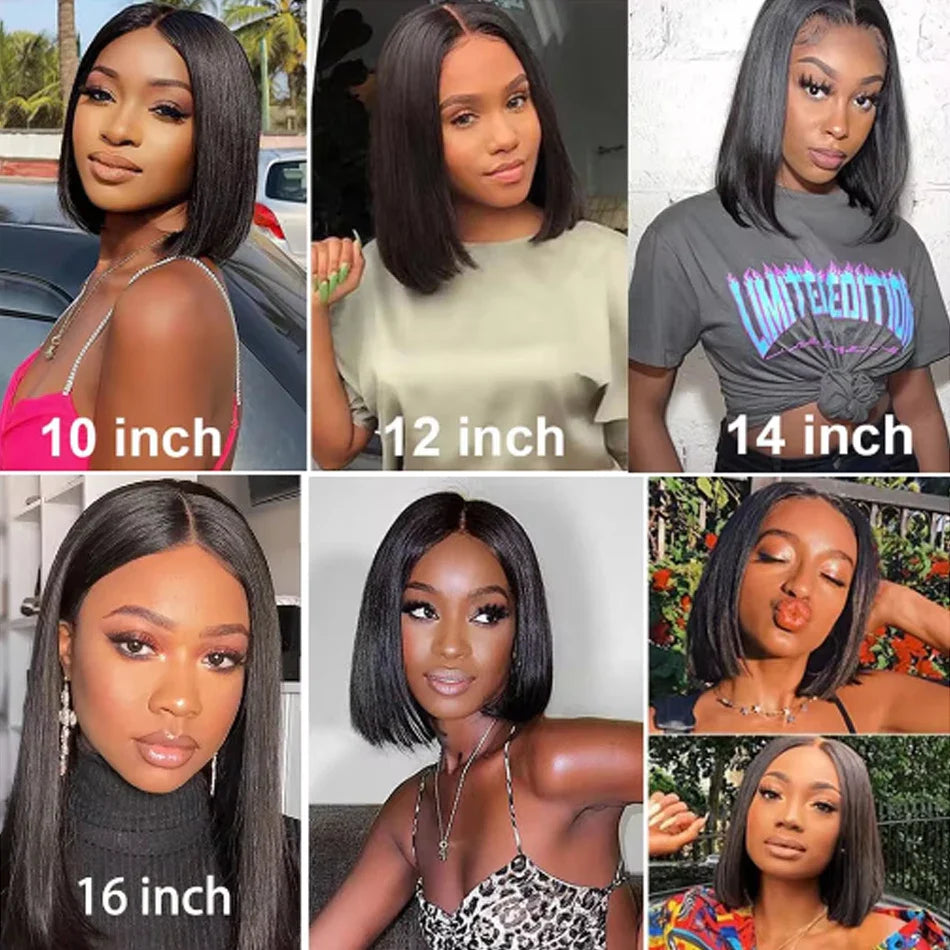 Wear And Go Glueless Wig Human Hair Bob Straight PreCut Lace Frontal Upgraded Air Wigs For Women Perruques Cheveux Humain OnSale