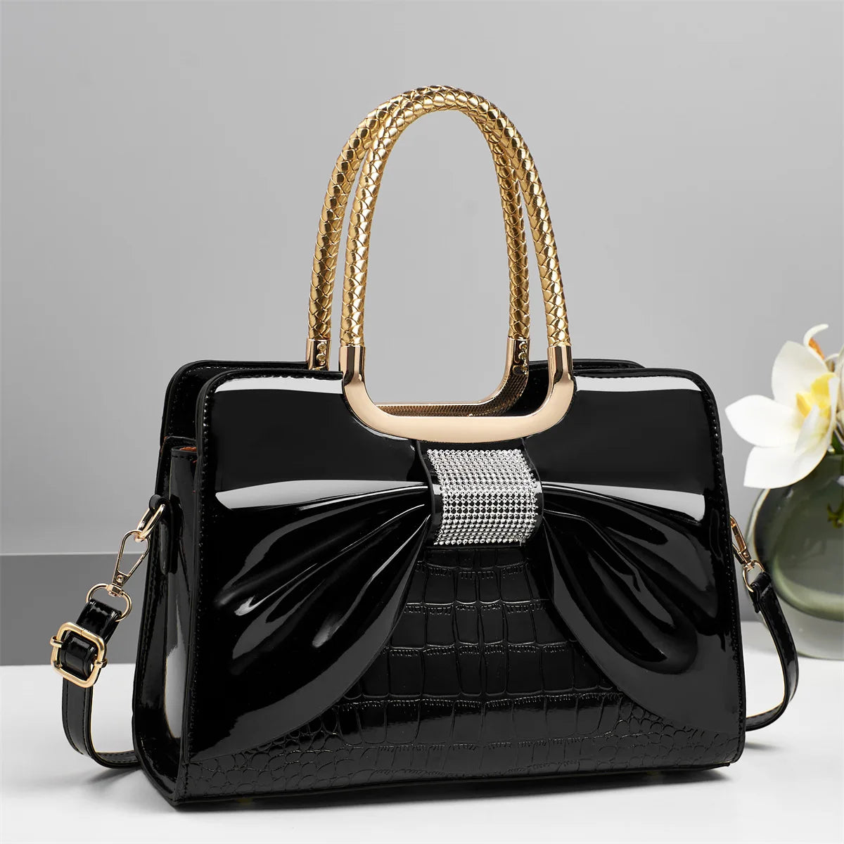 New 2025 Women's Sweet Bow Handbag - Stylish Minimalist, Versatile Commuting & Casual, Shoulder/Crossbody