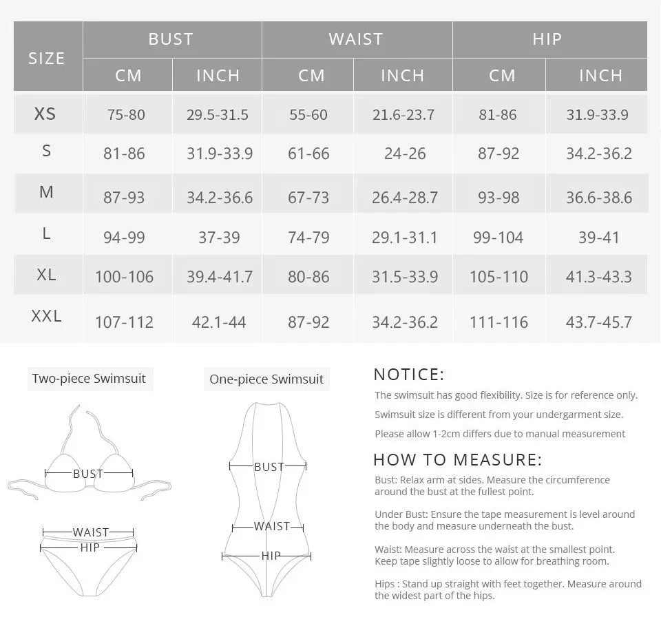Sexy women bikini set solid color swimwear push up padded bra swimsuit sporty beachwear strap split bathing suit summer vacation