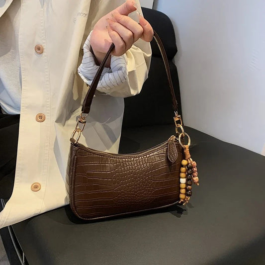 2025 New - arrival Women's Bag - Fashionable, Versatile, Retro - casual, Crossbody, Underarm, High - quality Handbag