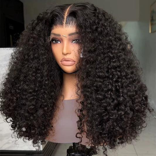Deep Wave HD Bob Wig Human Hair Frontal Wig Brazilian 200% 13x4 Short Bob Curly Lace Front Wigs 13x4 Wig For Women