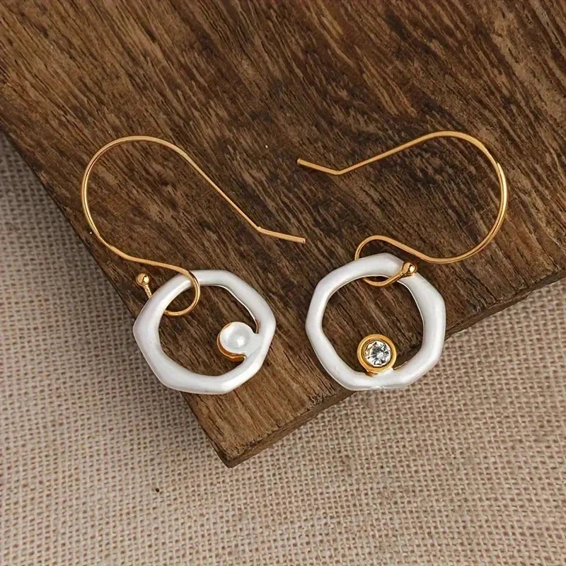 Luxury Crystal Drop Earrings for Women Party Birthday Jewelry Pendientes Mujer