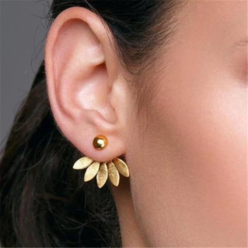 Luxury Crystal Flower Drop Dangle Earrings for Women Fashion Statement Wedding Ear Jewelry Accessory Pearl Party Wholesale